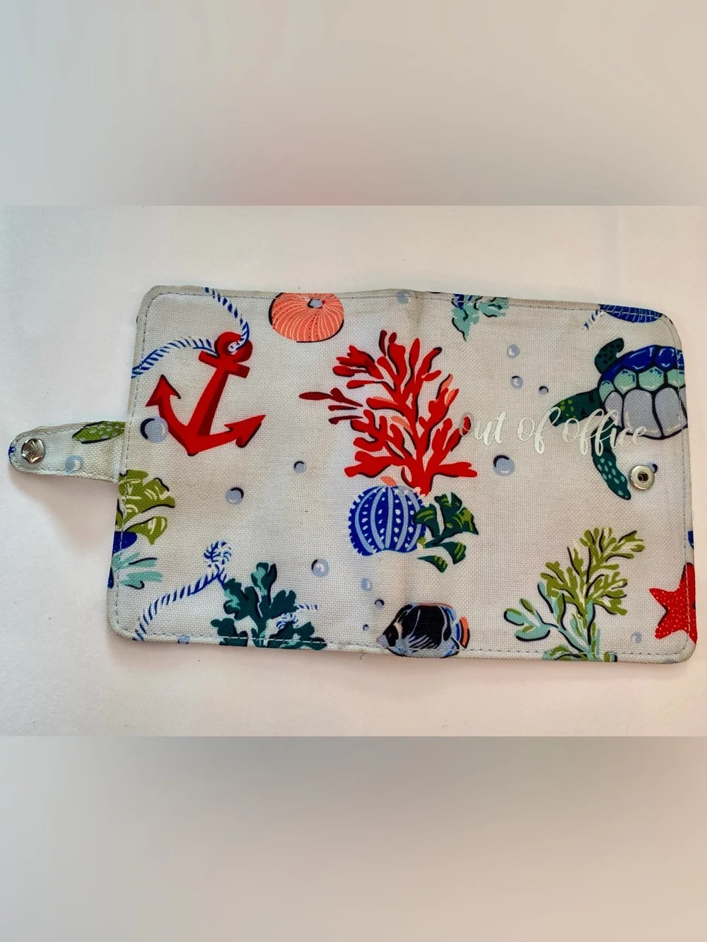 Vera Bradley “Out of Office” Ocean Life Passport Wallet